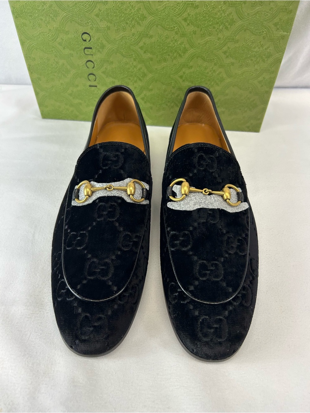 Gucci - Jordaan GG velvet loafers